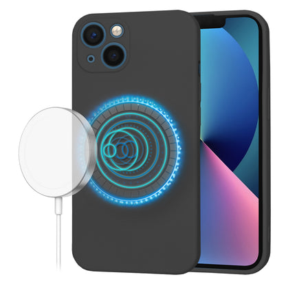 Funda MagSafe para Apple iPhone 13, Techsuit, SoftFlex, Negra