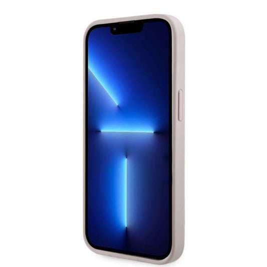 Funda MagSafe para Apple iPhone 14, Guess, GCube Stripes, Rosa