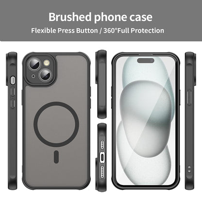 Funda MagSafe para Apple iPhone 14 Plus, Techsuit, HaloFrost II, Negra