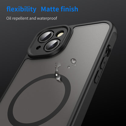 Funda MagSafe para Apple iPhone 14 Plus, Techsuit, HaloFrost II, Negra