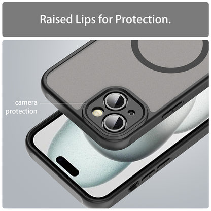 Funda MagSafe para Apple iPhone 14 Plus, Techsuit, HaloFrost II, Negra
