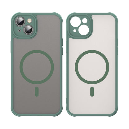 Funda MagSafe para Apple iPhone 14 Plus, Techsuit, HaloFrost II, Verde