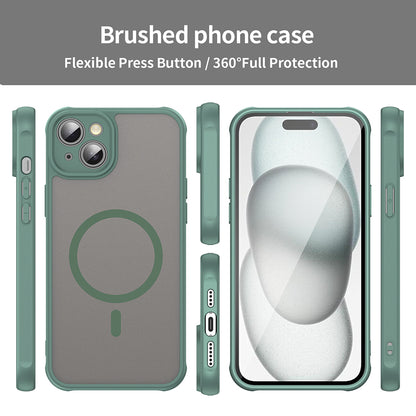 Funda MagSafe para Apple iPhone 14 Plus, Techsuit, HaloFrost II, Verde