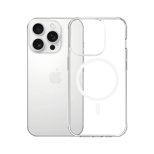 Funda MagSafe para Apple iPhone 14 Pro, 3MK, Armor MagCase, Transparente