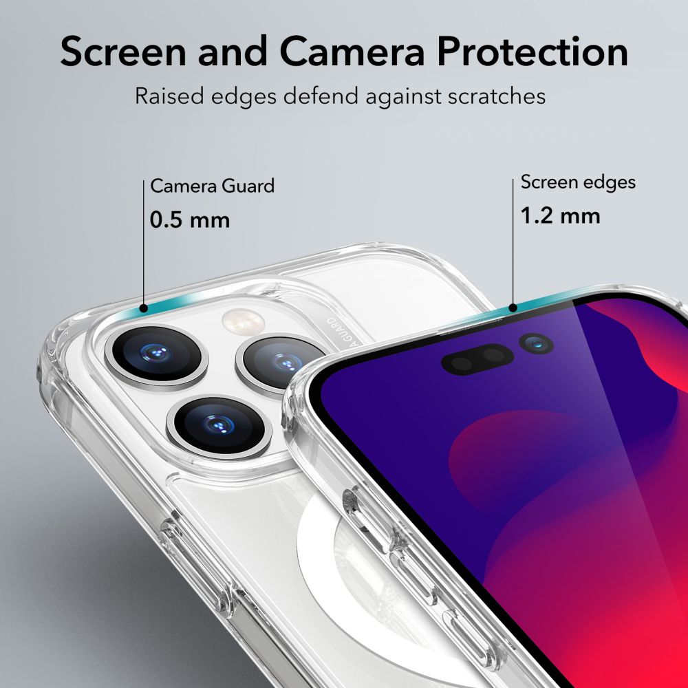 MagSafe Case for Apple iPhone 14 Pro, ESR, Classic Hybrid, Transparent