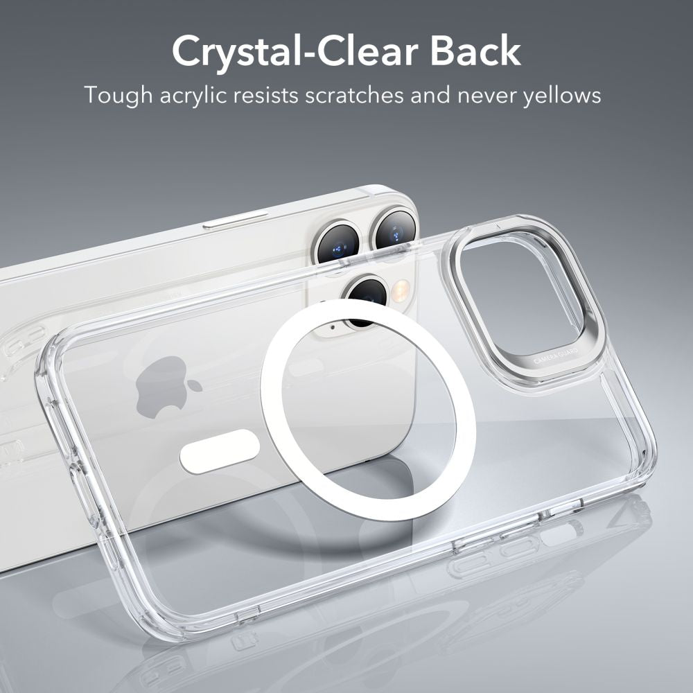 Funda MagSafe para Apple iPhone 14 Pro, ESR, Classic Kickstand, Transparente