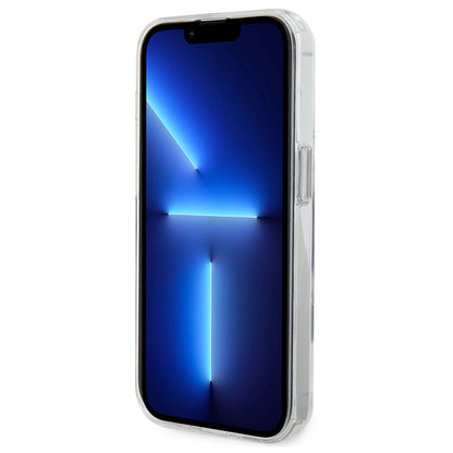 Funda MagSafe para Apple iPhone 14 Pro, Karl Lagerfeld, Ring Stand Karl & Choupette, Blanca