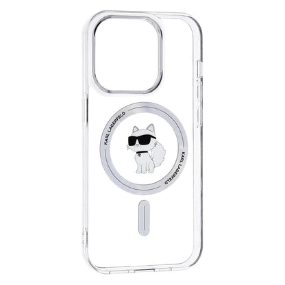 MagSafe Case for Apple iPhone 14 Pro Max, Karl Lagerfeld, IML Choupette, Transparent