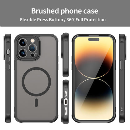 Funda MagSafe para Apple iPhone 14 Pro Max, Techsuit, HaloFrost II, Negra