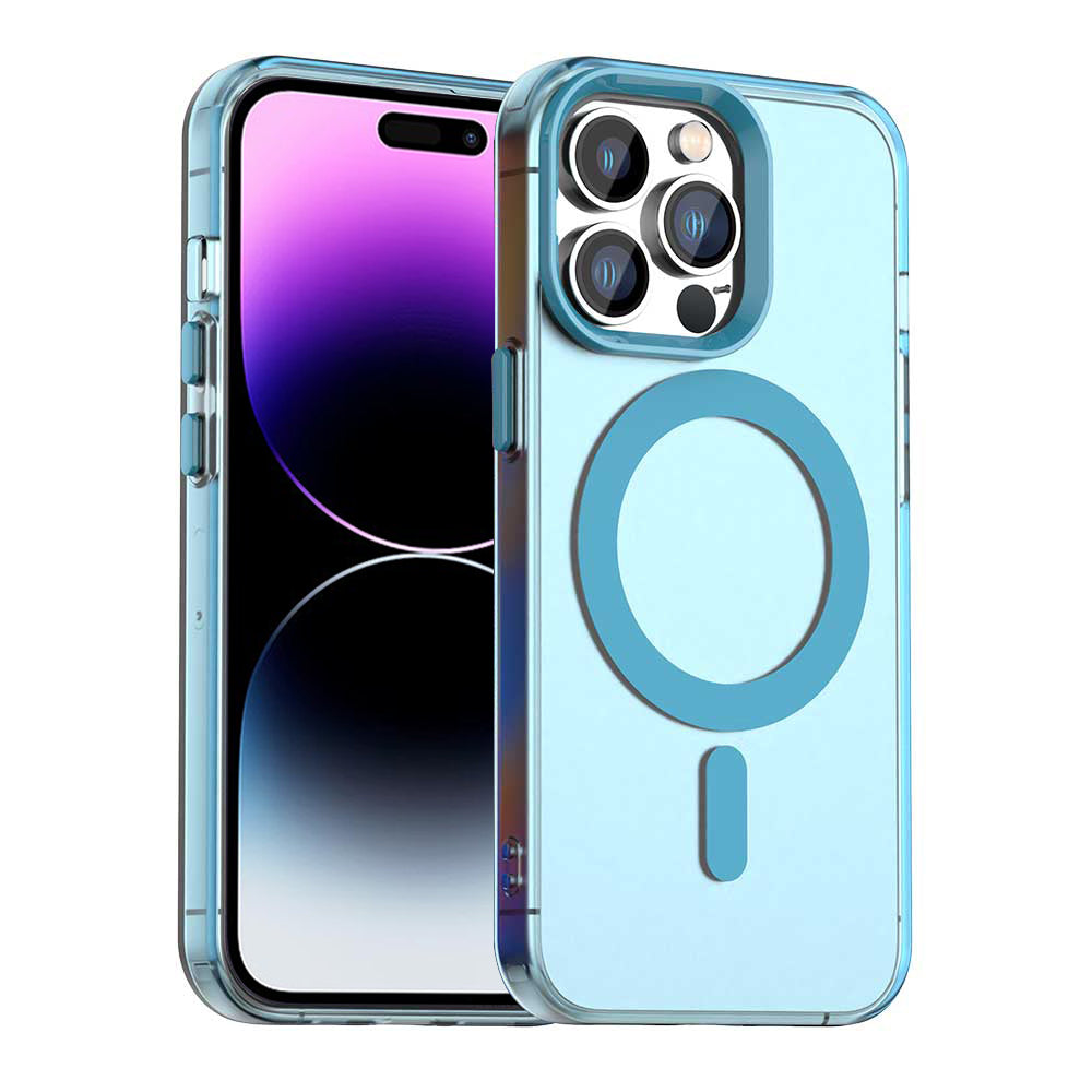 MagSafe Case for Apple iPhone 14 Pro, Techsuit, CandyCase, Blue