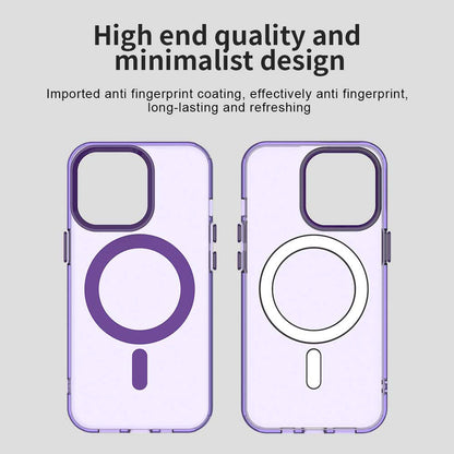 Funda MagSafe para Apple iPhone 14 Pro, Techsuit, CandyCase, Morado