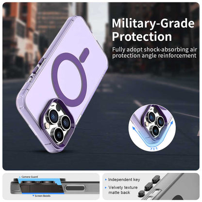 Funda MagSafe para Apple iPhone 14 Pro, Techsuit, CandyCase, Morado
