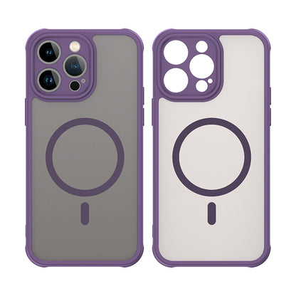 Funda MagSafe para Apple iPhone 14 Pro, Techsuit, HaloFrost II, Morado