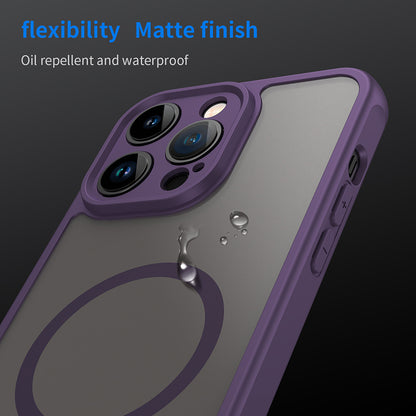 Funda MagSafe para Apple iPhone 14 Pro, Techsuit, HaloFrost II, Morado