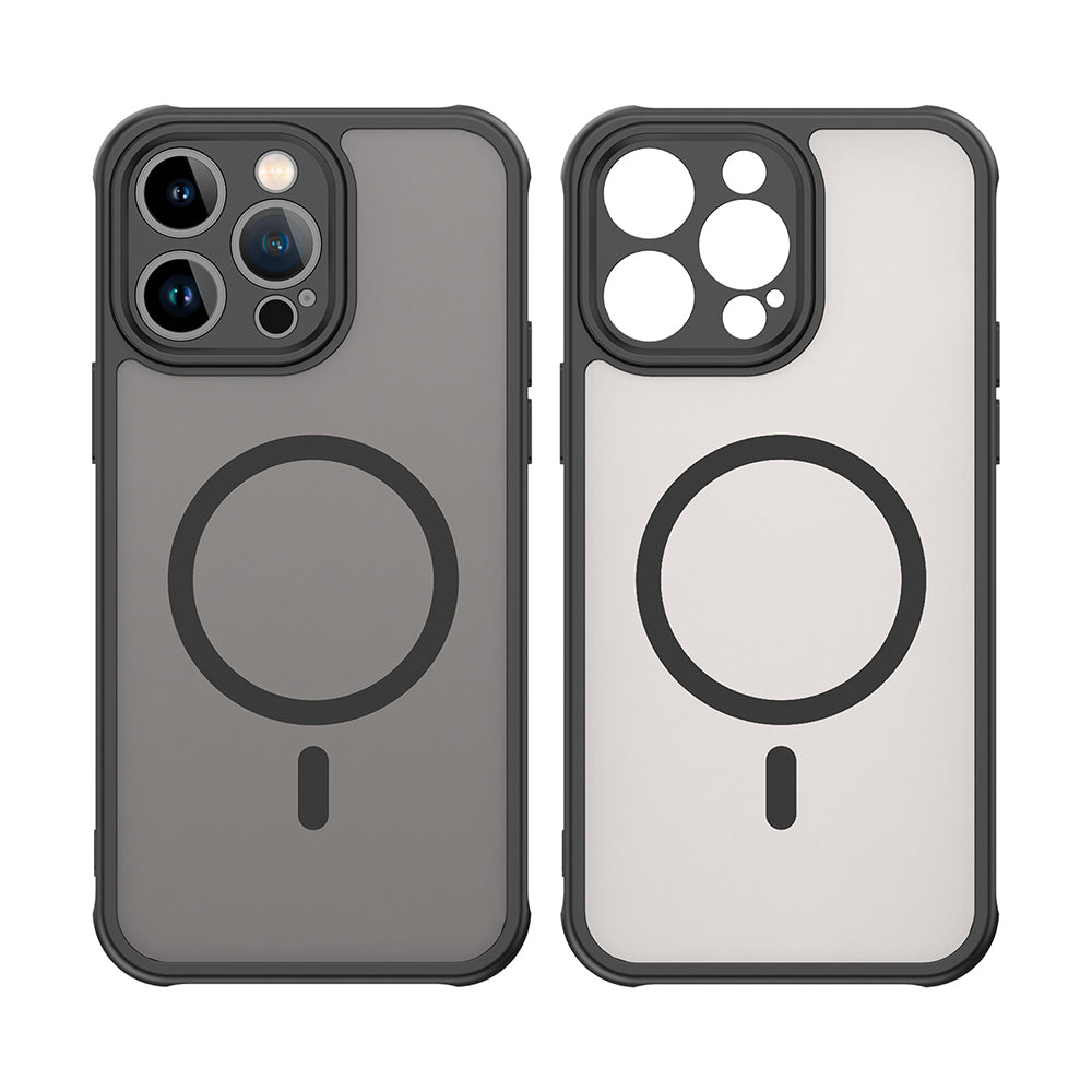 Funda MagSafe para Apple iPhone 14 Pro, Techsuit, HaloFrost II, Negra