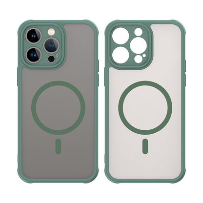 Funda MagSafe para Apple iPhone 14 Pro, Techsuit, HaloFrost II, Verde