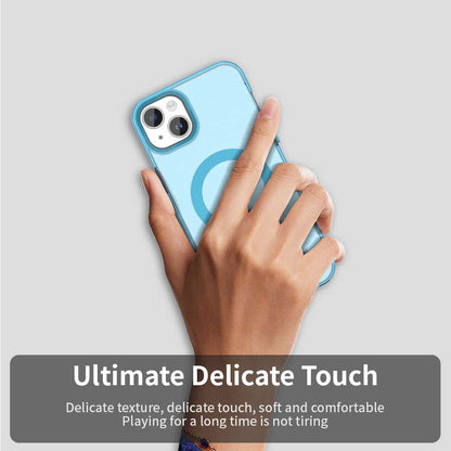 MagSafe Case for Apple iPhone 14, Techsuit, CandyCase, Blue