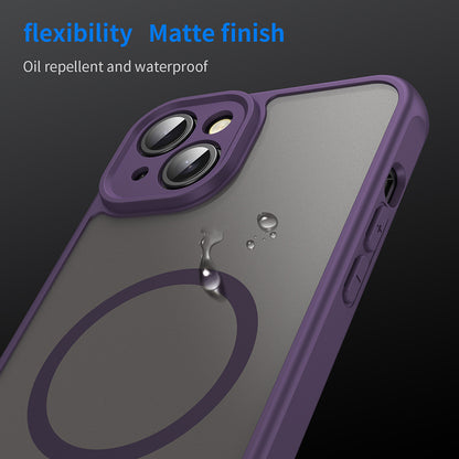 Funda MagSafe para Apple iPhone 14, Techsuit, HaloFrost II, Morado