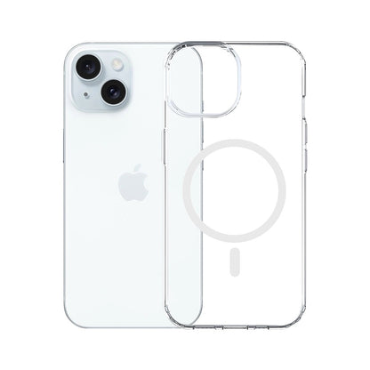 Funda MagSafe para Apple iPhone 15, 3MK, Armor MagCase, Transparente