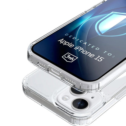 Funda MagSafe para Apple iPhone 15, 3MK, Armor MagCase, Transparente