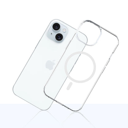 Funda MagSafe para Apple iPhone 15, 3MK, Armor MagCase, Transparente