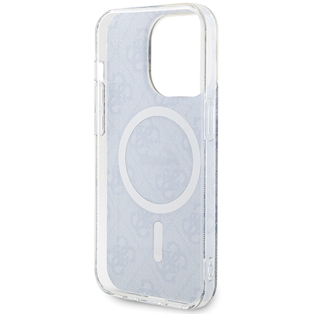 Funda MagSafe para Apple iPhone 15, Guess, IML 4G, Azul