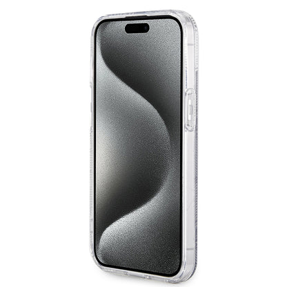 Funda MagSafe para Apple iPhone 15, Guess, IML Gcube, Negra