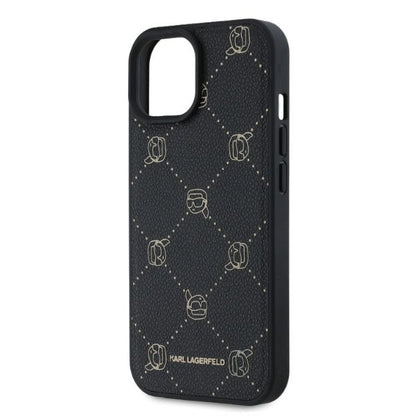 Funda MagSafe para Apple iPhone 15, Karl Lagerfeld, Karl's Head, Negra