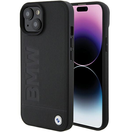 Funda MagSafe para Apple iPhone 15 Plus, BMW, Natural Hot Stamp, Negra