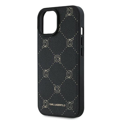Funda MagSafe para Apple iPhone 15 Plus, Karl Lagerfeld, Karl's Head, Negra