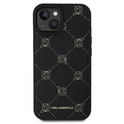 Funda MagSafe para Apple iPhone 15 Plus, Karl Lagerfeld, Karl's Head, Negra