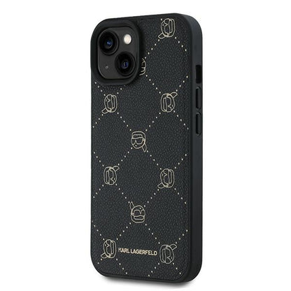 Funda MagSafe para Apple iPhone 15 Plus, Karl Lagerfeld, Karl's Head, Negra