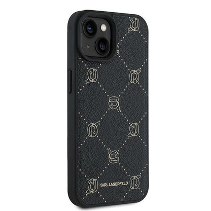 Funda MagSafe para Apple iPhone 15 Plus, Karl Lagerfeld, Karl's Head, Negra