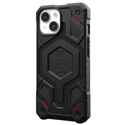 Funda MagSafe para Apple iPhone 15 Plus, Urban Armor Gear, Monarch Pro Kevlar, Negra