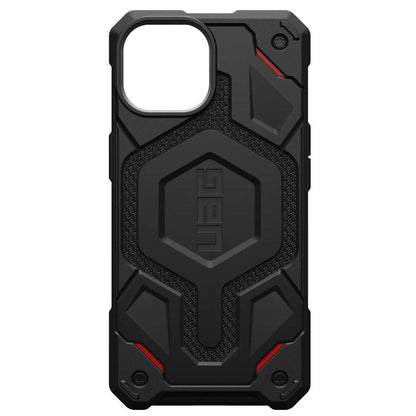 Funda MagSafe para Apple iPhone 15 Plus, Urban Armor Gear, Monarch Pro Kevlar, Negra
