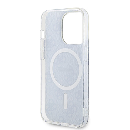 Funda MagSafe para Apple iPhone 15 Pro, Guess, IML 4G, Azul