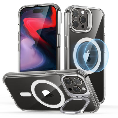 Funda MagSafe para Apple iPhone 15 Pro Max, ESR, Classic Hybrid Kickstand, Transparente