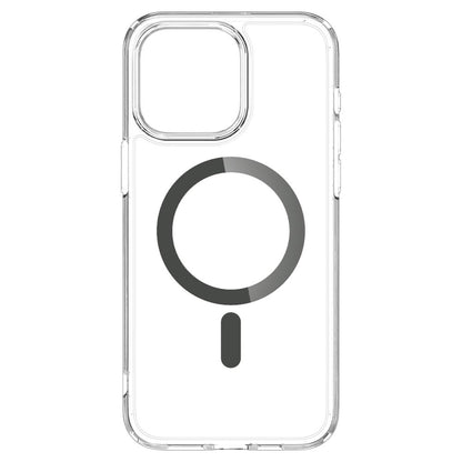 Funda MagSafe para Apple iPhone 15 Pro Max, Spigen, Ultra Hybrid Carbon, Transparente