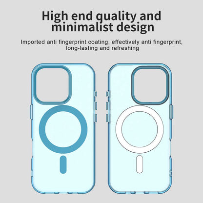 Funda MagSafe para Apple iPhone 15 Pro Max, Techsuit, CandyCase, Azul