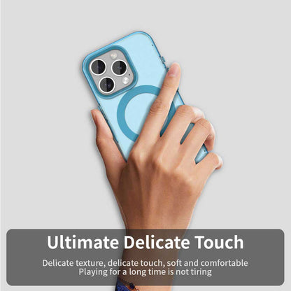 Funda MagSafe para Apple iPhone 15 Pro Max, Techsuit, CandyCase, Azul
