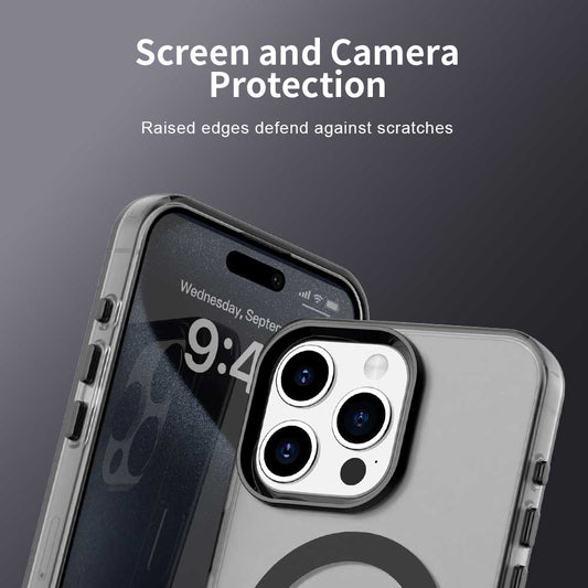 Funda MagSafe para Apple iPhone 15 Pro Max, Techsuit, CandyCase, Negra