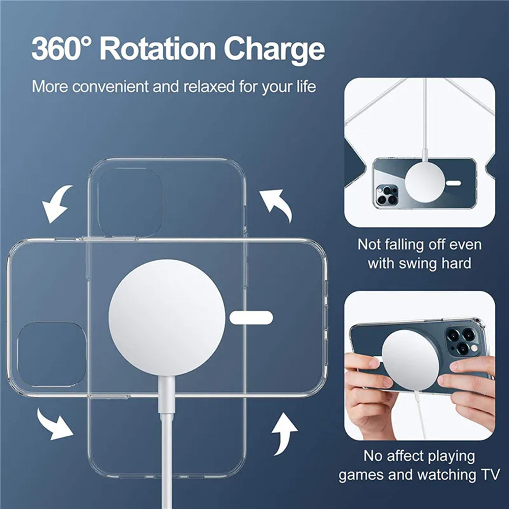 Funda MagSafe para Apple iPhone 15 Pro Max, Techsuit, Pro, Negra