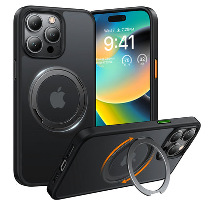 Funda MagSafe para Apple iPhone 15 Pro Max, Torras, Ostand Pro, Negra