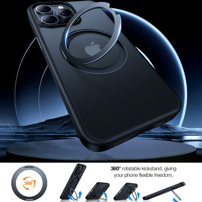 Funda MagSafe para Apple iPhone 15 Pro Max, Torras, Ostand Pro, Negra