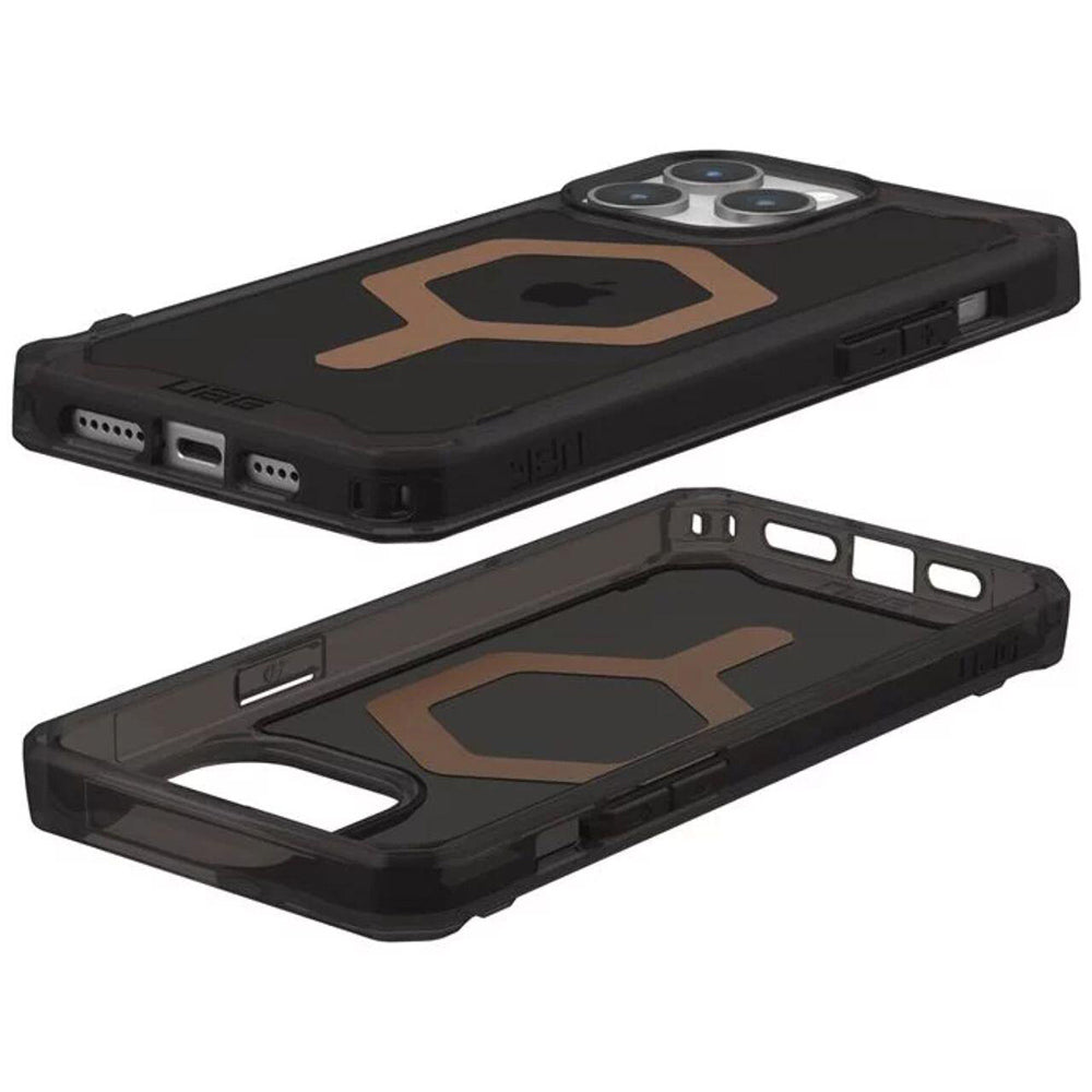 Funda MagSafe para Apple iPhone 15 Pro Max, Urban Armor Gear, Plyo, Marrón
