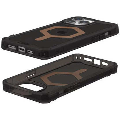 Funda MagSafe para Apple iPhone 15 Pro Max, Urban Armor Gear, Plyo, Marrón