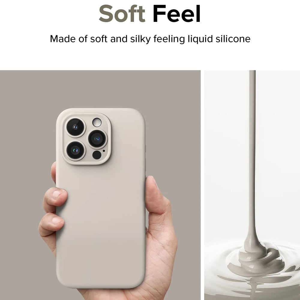 Funda MagSafe para Apple iPhone 15 Pro, Ringke, Silicona, Verde Lima