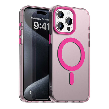 Funda MagSafe para Apple iPhone 15 Pro, Techsuit, CandyCase, Rosa
