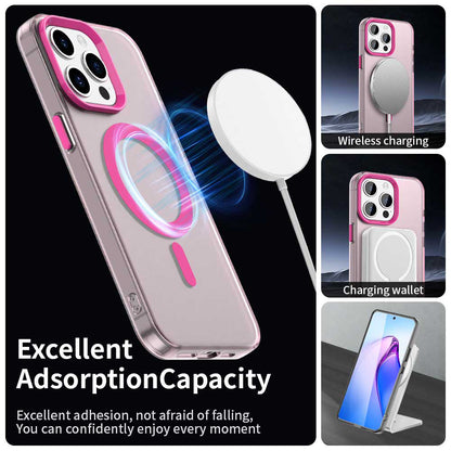 Funda MagSafe para Apple iPhone 15 Pro, Techsuit, CandyCase, Rosa
