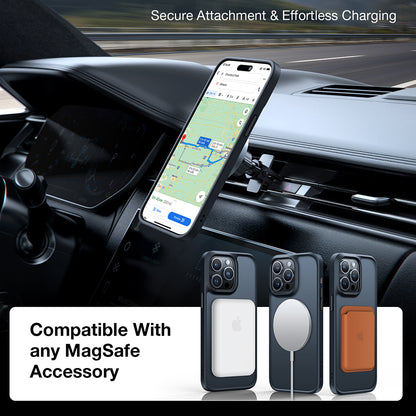 Funda MagSafe para Apple iPhone 15 Pro, Torras, Guardian, Negra
